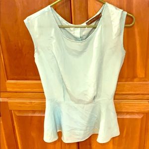 Women’s Peplum Silk Top XS